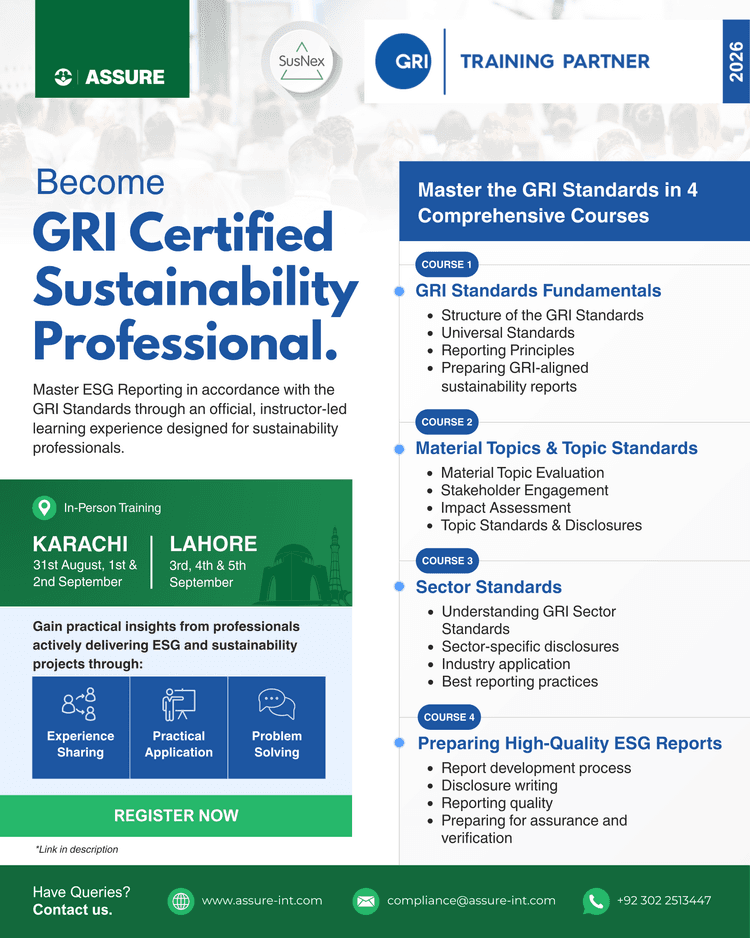 Become GRI Certified Sustainability Professional - 4 Comprehensive Courses